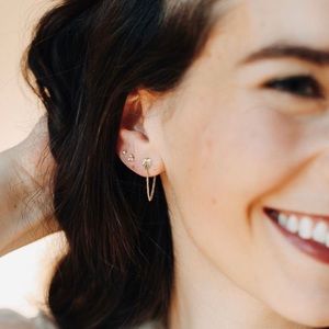 The Mia - mini heart earrings